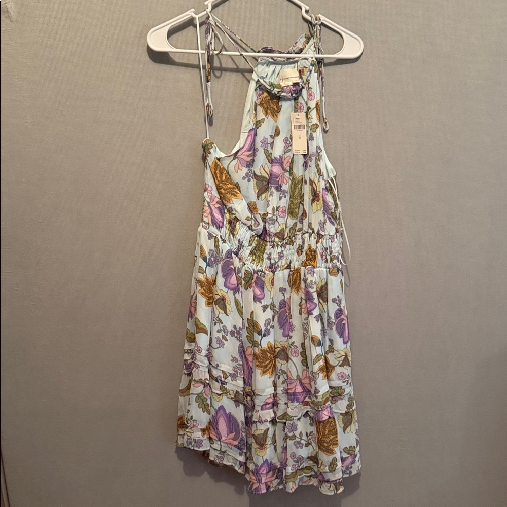 NWT Anthropologie The Somerset Mini Dress: Halter Edition Size Medium - Picture 5 of 6
